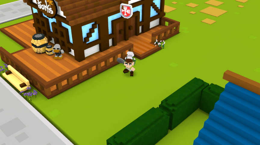 Town exploration — the designer-built RPG world